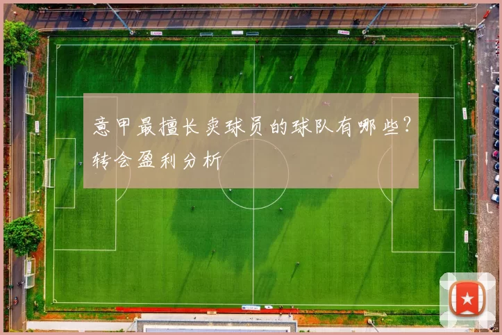 意甲最擅长卖球员的球队有哪些？转会盈利分析