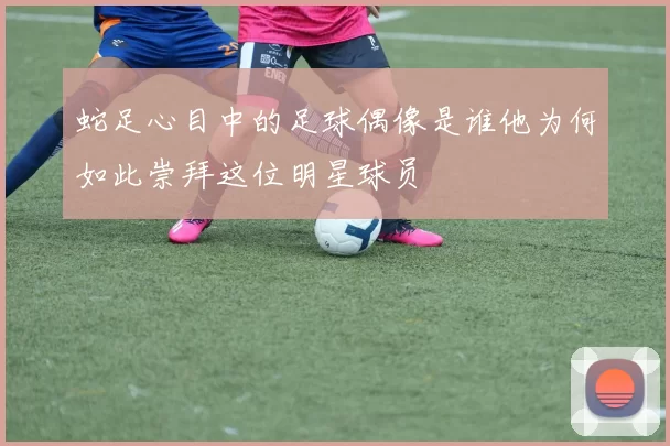 蛇足心目中的足球偶像是谁他为何如此崇拜这位明星球员
